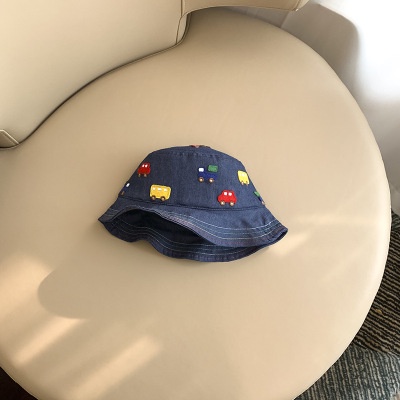 Nón Vành Tròn Bằng Vải Cotton Thời Trang Dễ Thương Cho Bé