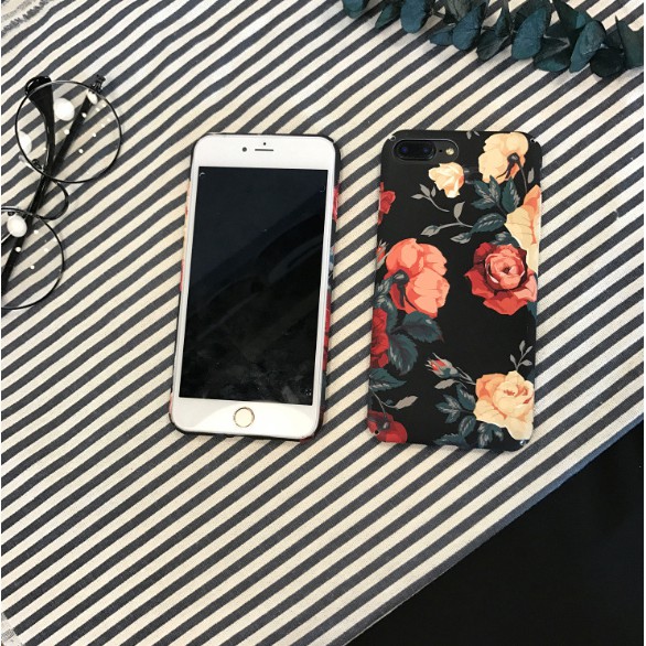 Ốp Lưng Nhám In Hình Hoa Hồng Cho Iphone 6s, 6 Plus / 6splus, 7 / 7plus