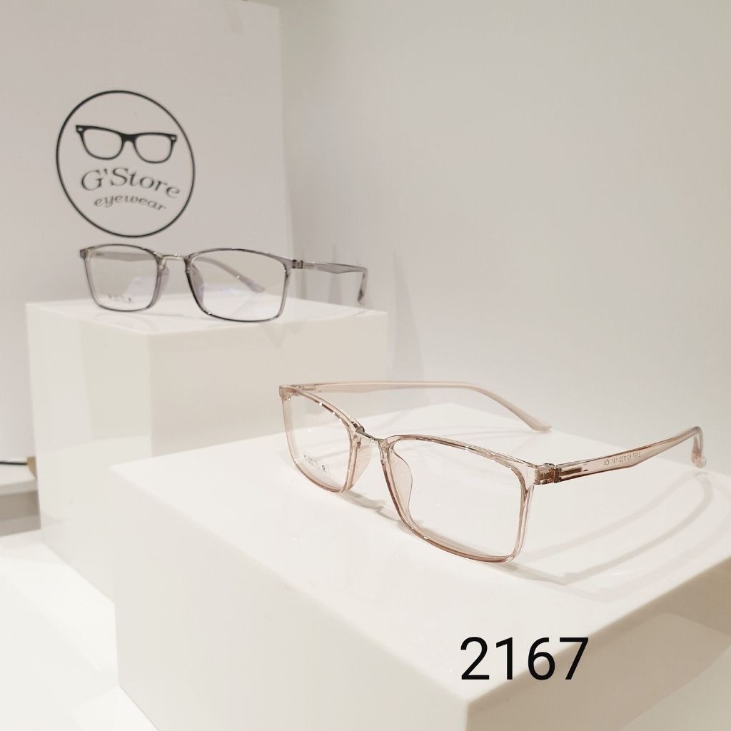 Kính Cận Mắt Vuông Gọng Nhựa Dẻo Cao Cấp 2167 - Kính mắt G'store | BigBuy360 - bigbuy360.vn