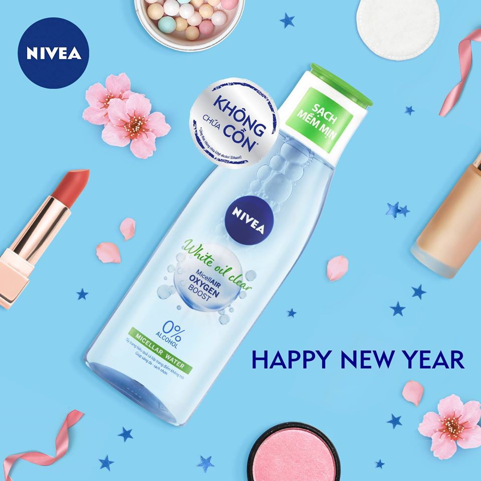 Nước Tẩy Trang Nivea Kiểm Soát Nhờn White Oil Clear Micellar Water