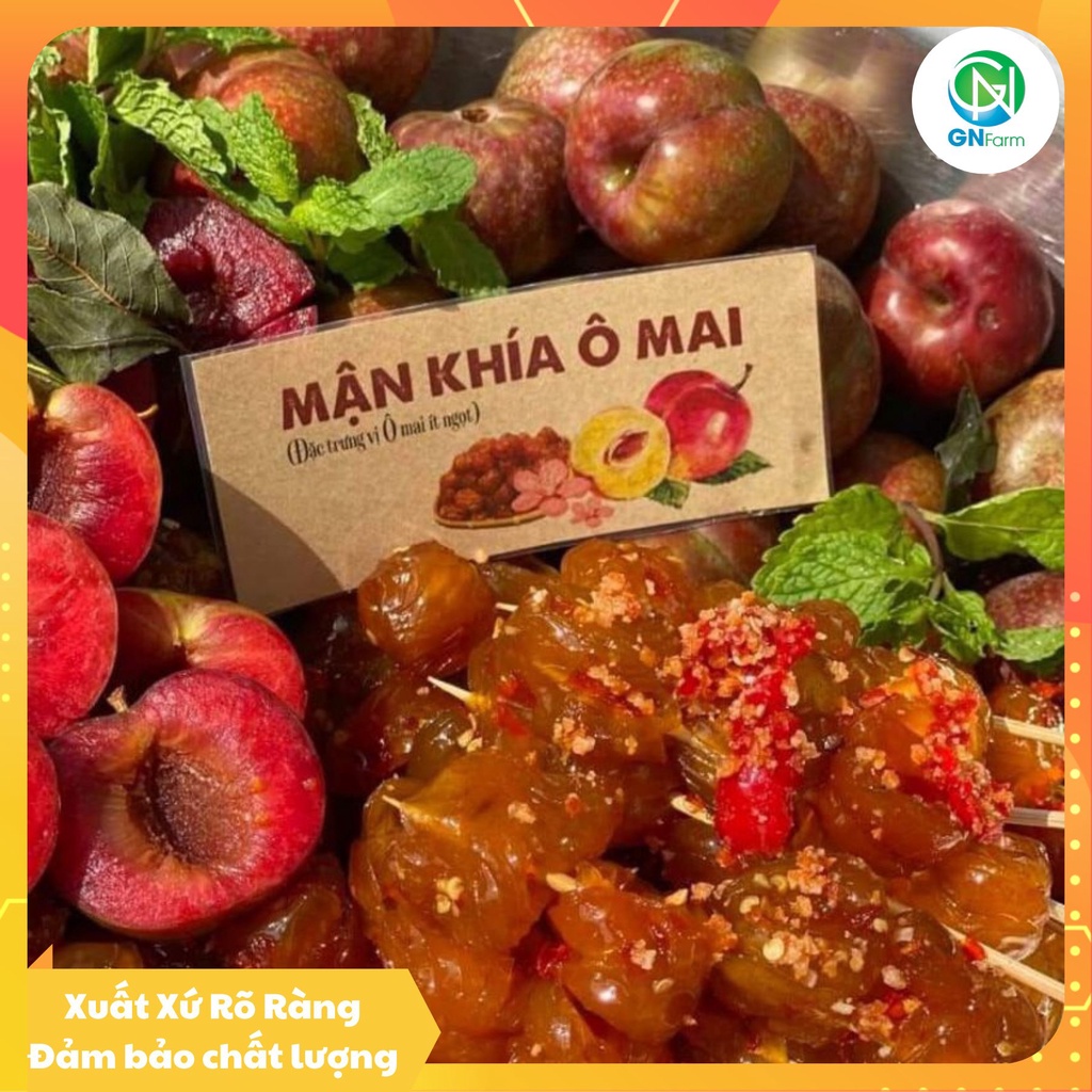 Ô Mai Mận Cơm Sấy Dẻo Mận Hà Nội Rim Muối Ớt Gừng Ăn Siêu Ghiền - Túi 500g/1 kg