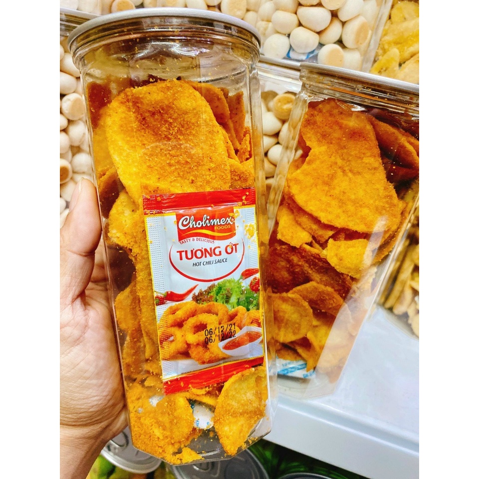 Khoai tây lắc trứng muối siêu thơm ngon, đồ ăn vặt POPPY, hũ pet 200gr