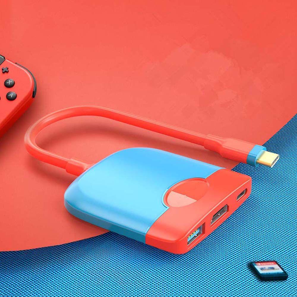 Bộ Chia Cổng USB Type C Sang HDMI 4K TV 3 Trong 1 Tiện Dụng