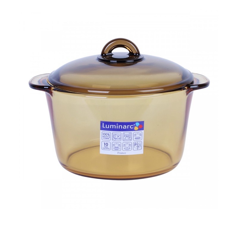 Nồi Thủy Tinh Luminarc Amberline - 3 Lít-Bao bì không đẹp