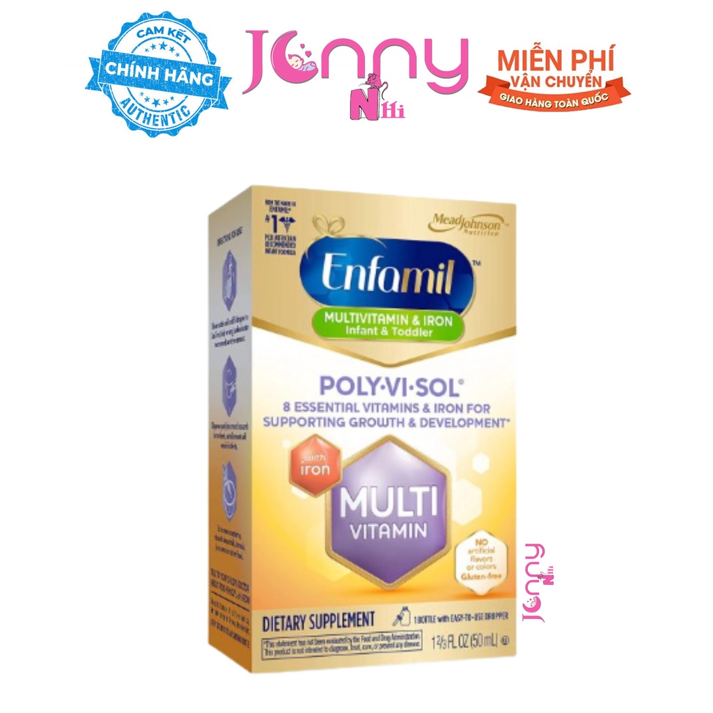 Vitamin dạng nước Enfamil Polyvisol 50ml