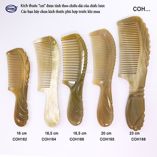 Lược sừng xuất Nhật mẫu 2019 hàng cao cấp cực đẹp - đủ Size - được sản xuất tại làng lược sừng Thụy Ứng- Hà Nội