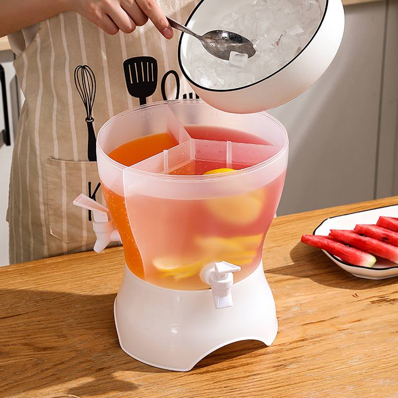 Bình Đun Nước Lạnh Dung Tích Lớn Thiết Kế Chia Ngăn Kèm Vòi Tiện Dụng Cho Gia Đình
