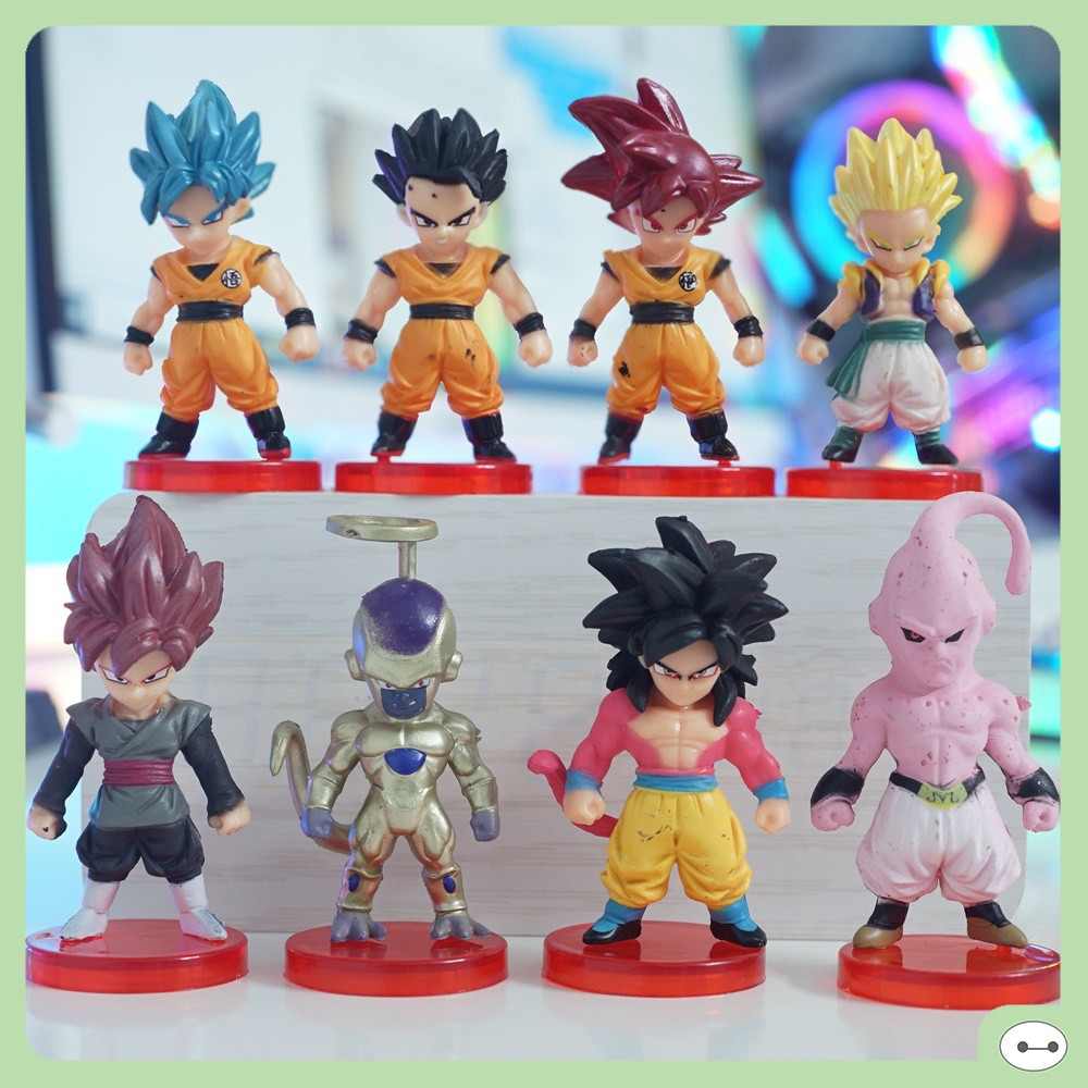 BỘ 8 MÔ HÌNH DRAGON BALL CHIBI 6CM