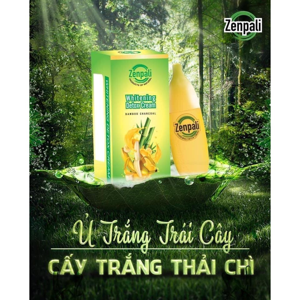 [CHÍNH HÃNG] Kem Chuối Zenpali Whitening Detox Thải chì, giảm thâm mông nách 30 gram