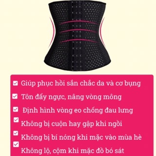 Đai nịt bụng 3 nấc giúp vòng eo thon gọn