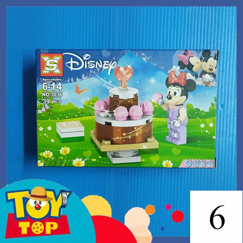 Ghép Mickey Disney chuột Mickey mouse, vịt Donald mẫu đám cưới lắp ghép