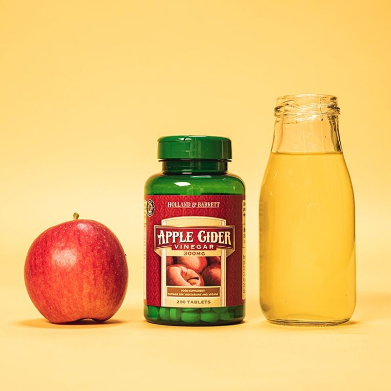Viên giấm táo giảm cân Holland Barrett Anh Quốc.