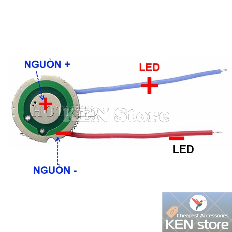 Led driver, nguồn led 10W in 3V-15V , out 3.7V cho chip led XPE / Q5 / XML T6 / XML2 U2...