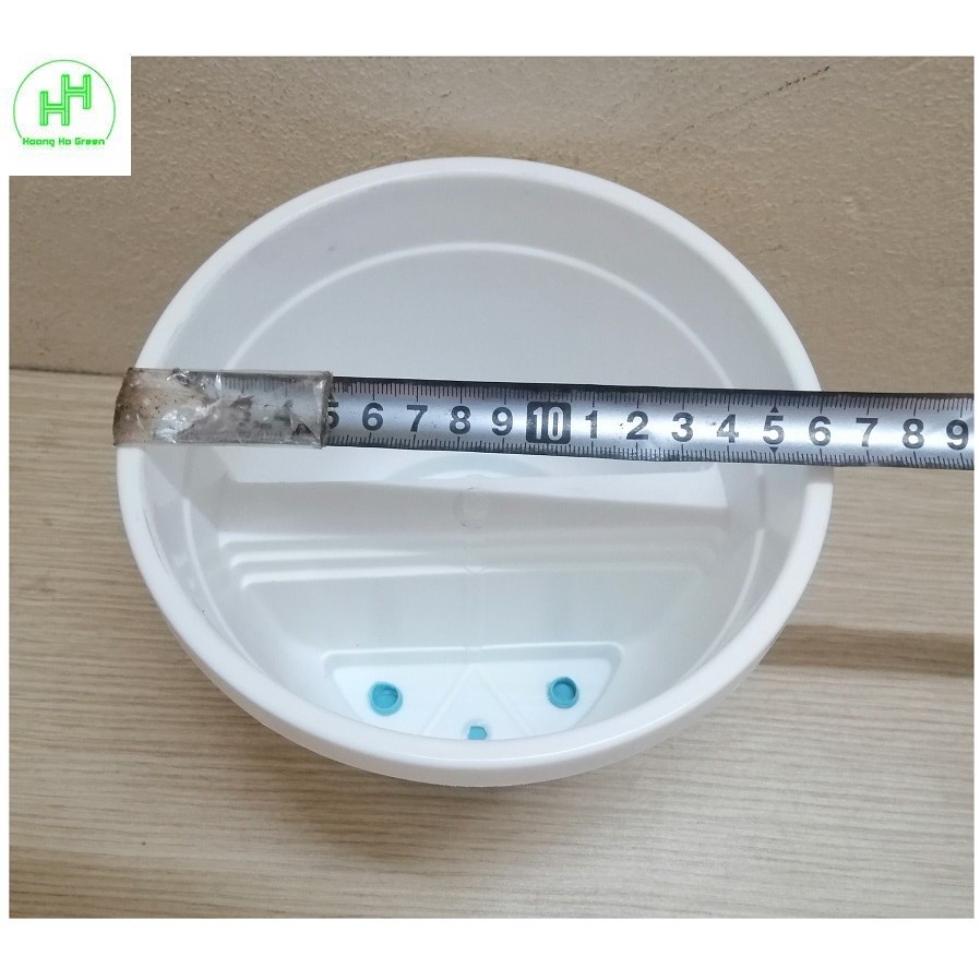 1 Chậu Kẹp Ban Công Trồng Hoa Cây Cảnh Nhiều Màu KT 16x13,5cm