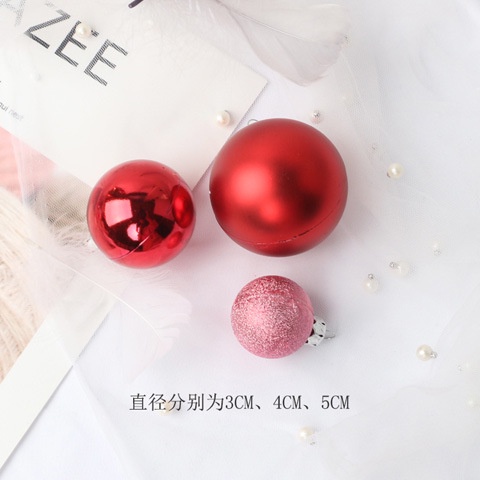 Set 20 Quả Bóng Trong Suốt Ma Thuật Trang Trí Bánh Kem / Tiệc Giáng Sinh / Năm Mới