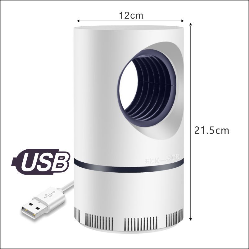 MÁY BẮT MUỖI HÌNH TRỤ ĐÈN LED XANH DƯƠNG