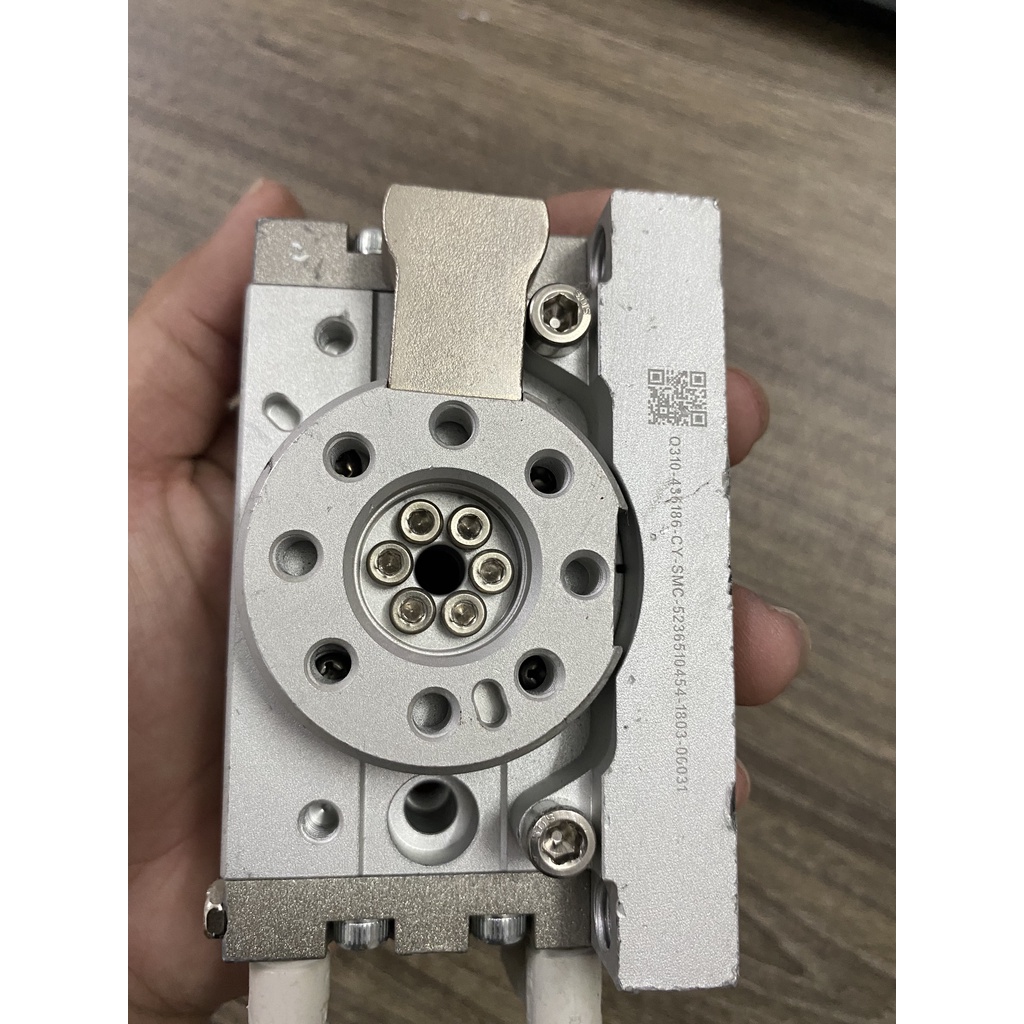 Xy lanh xoay SMC  MSQB10L2  quay góc 180*  + Tặng đầu nối khí nén