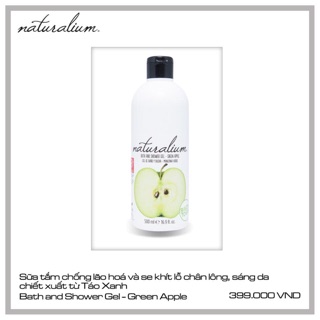 Sữa Tắm Naturalium Hương Táo Xanh