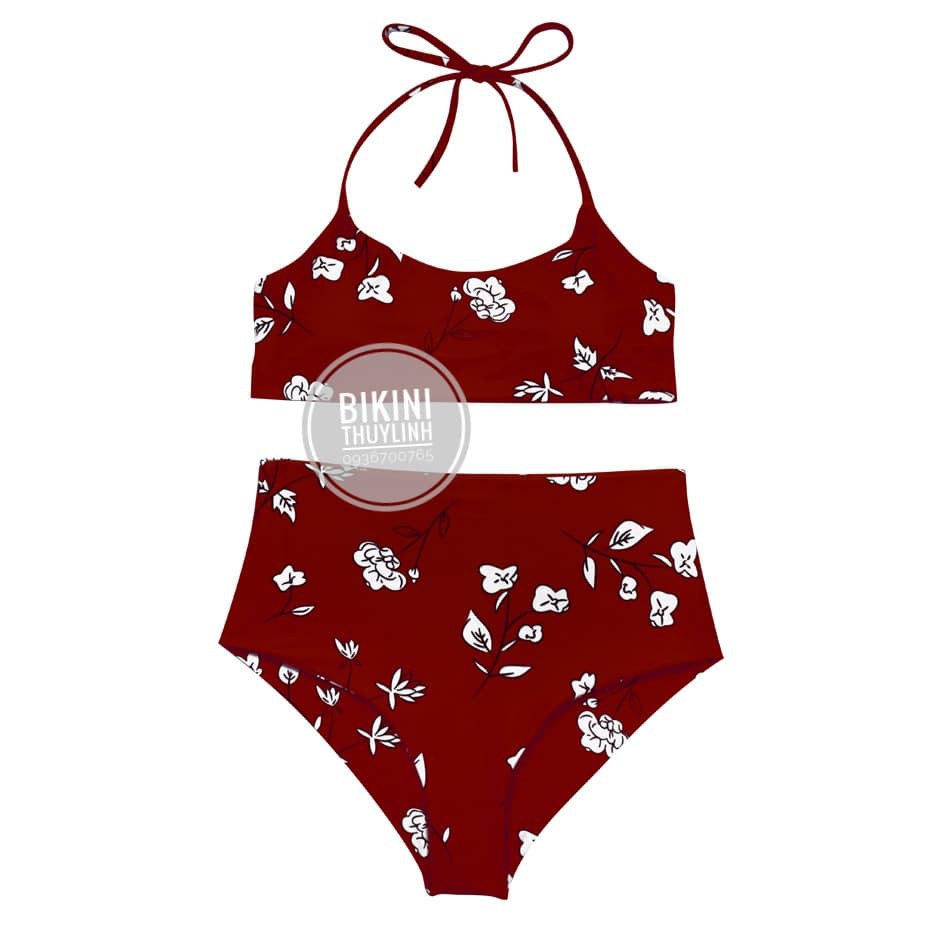 Set bikini hoa 2 dây