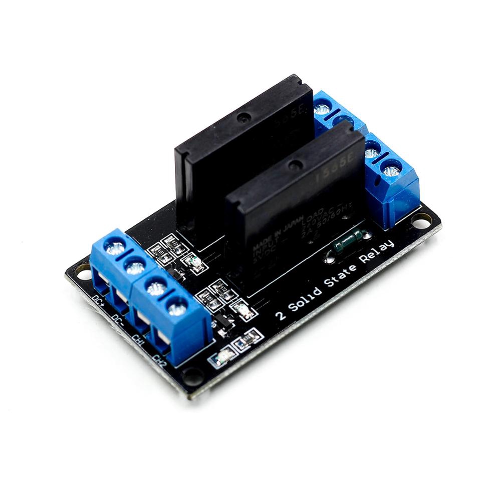 1pcs 1 2 4 6 8 Channel 3V-24V DC Relay Module Solid State Low Level SSR AVR DSP G3MB-202P Relay for Arduino