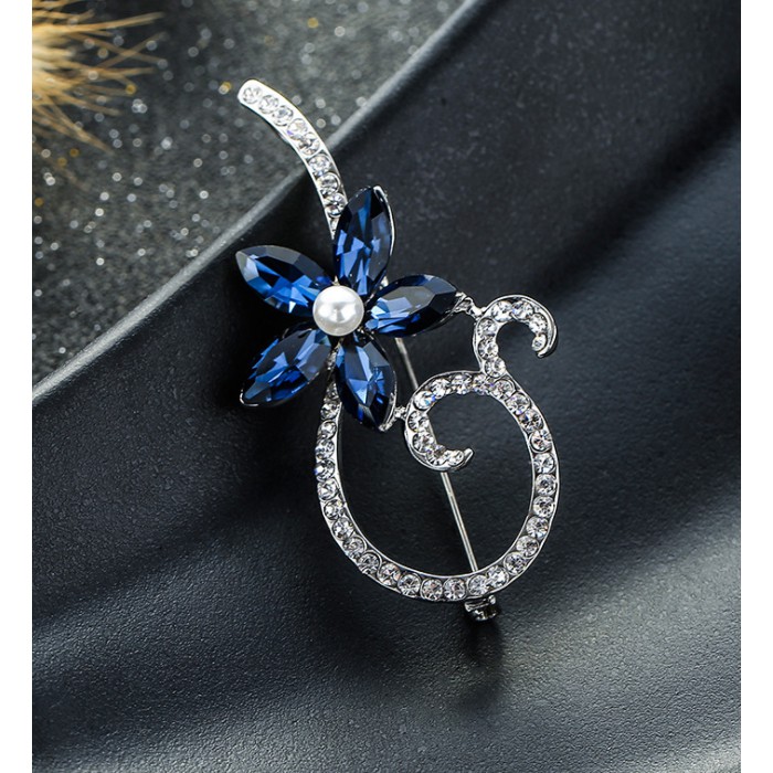 Trâm cài áo hoa 5 cánh cách điệu GC179 sang trọng