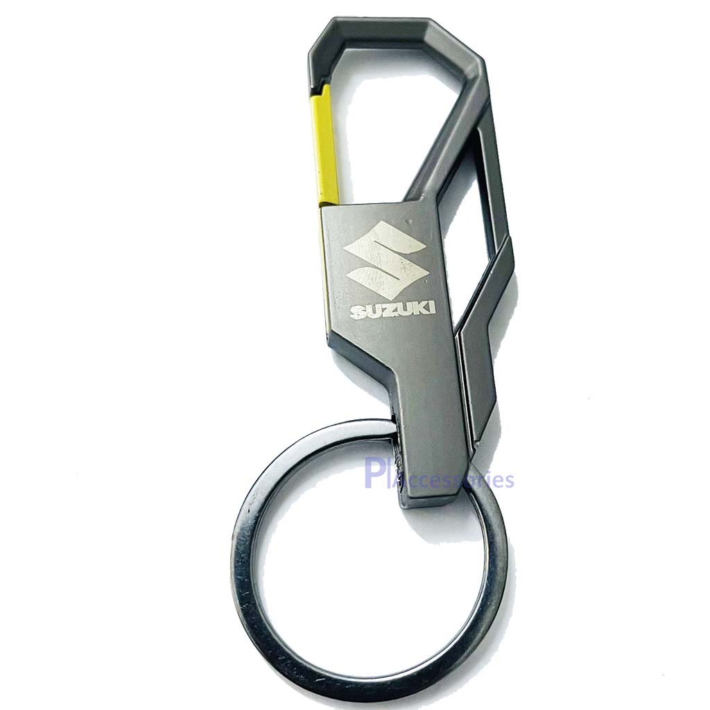 Móc Khóa Nhôm Logo Suzuki Cao Cấp PKPH
