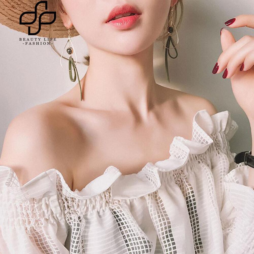 Bông tai giọt nước thắt nơ