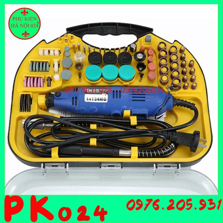 Bộ Máy Khoan Mài LX134 100 Chi Tiết 6 Tốc Độ Hàng Cao Cấp
