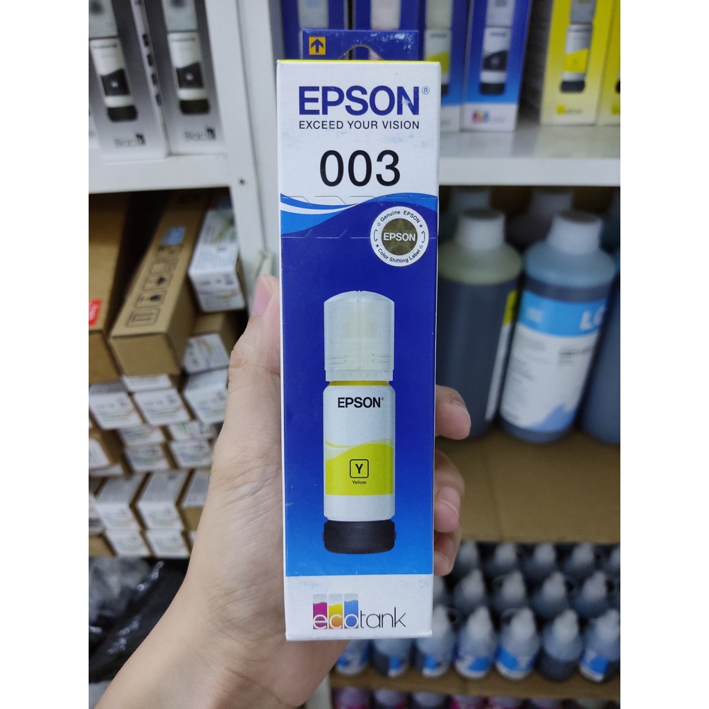 Bộ mực in Epson 003 chính hãng đủ màu cho máy in L3110, L3110, L3110, L3110, L3110, L3100