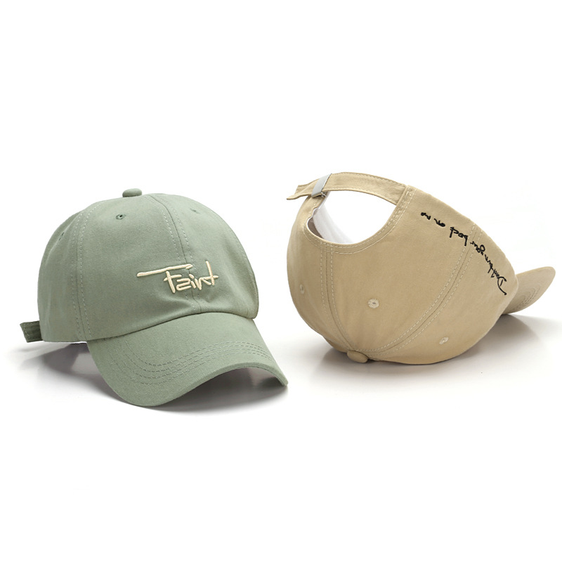 Mũ lưỡi trai thêu họa tiết chữ cá tính cho nam và nữ