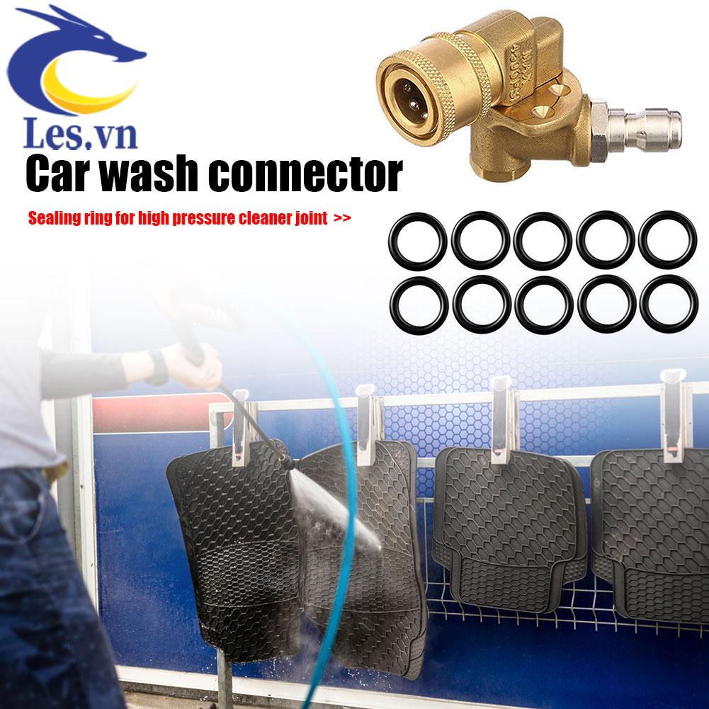 1/4 Đầu Nối 180 Độ + 10 Vòng Tròn Cho Máy Phun Rửa Áp Lực
