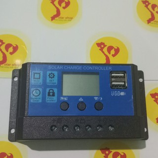 Sạc năng lượng mặt trời 30A hiển thị LCD tích hợp USB