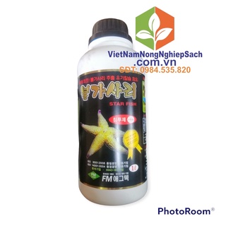 Chai 1 lít starfish – phân bón lá trung vi lượng cao cấp cho cây trồng