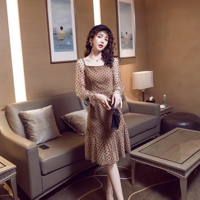 Đầm bi thiết kế cao cấp. Nhập khẩu Quảng Châu