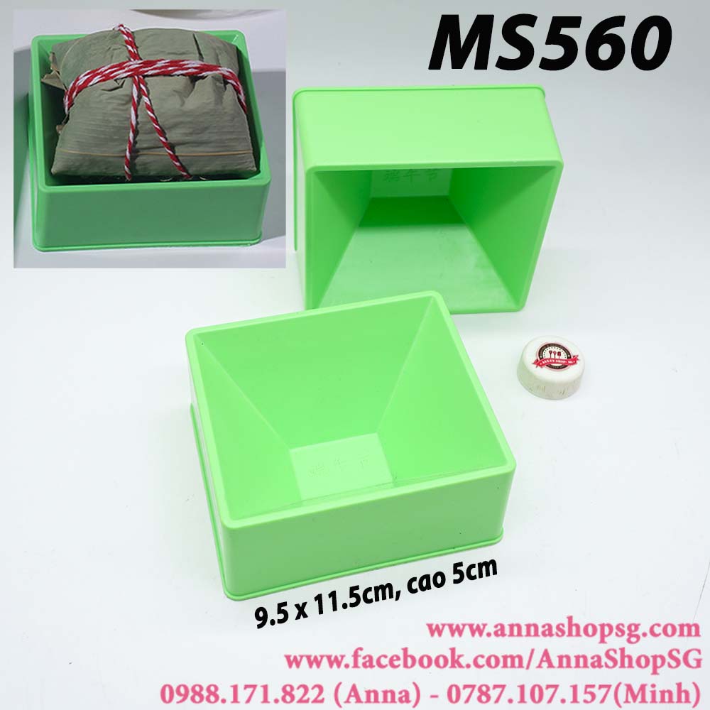 MS560 KHUÔN GÓI BÁNH Ú HÌNH CHỮ NHẬT