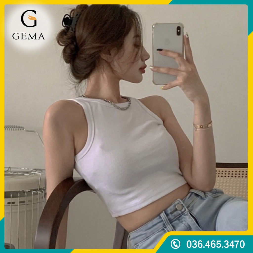 [Loại 1 Có Mút Ngực] Áo Croptop Ba Lỗ Co Dãn dáng ôm body, tập Gym,Yoga, Thể Thao