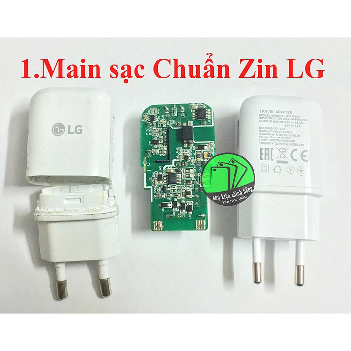 Bộ sạc nhanh 2.0 Chính hãng LG G5,G6,G7,G8,bảo hành 12 tháng