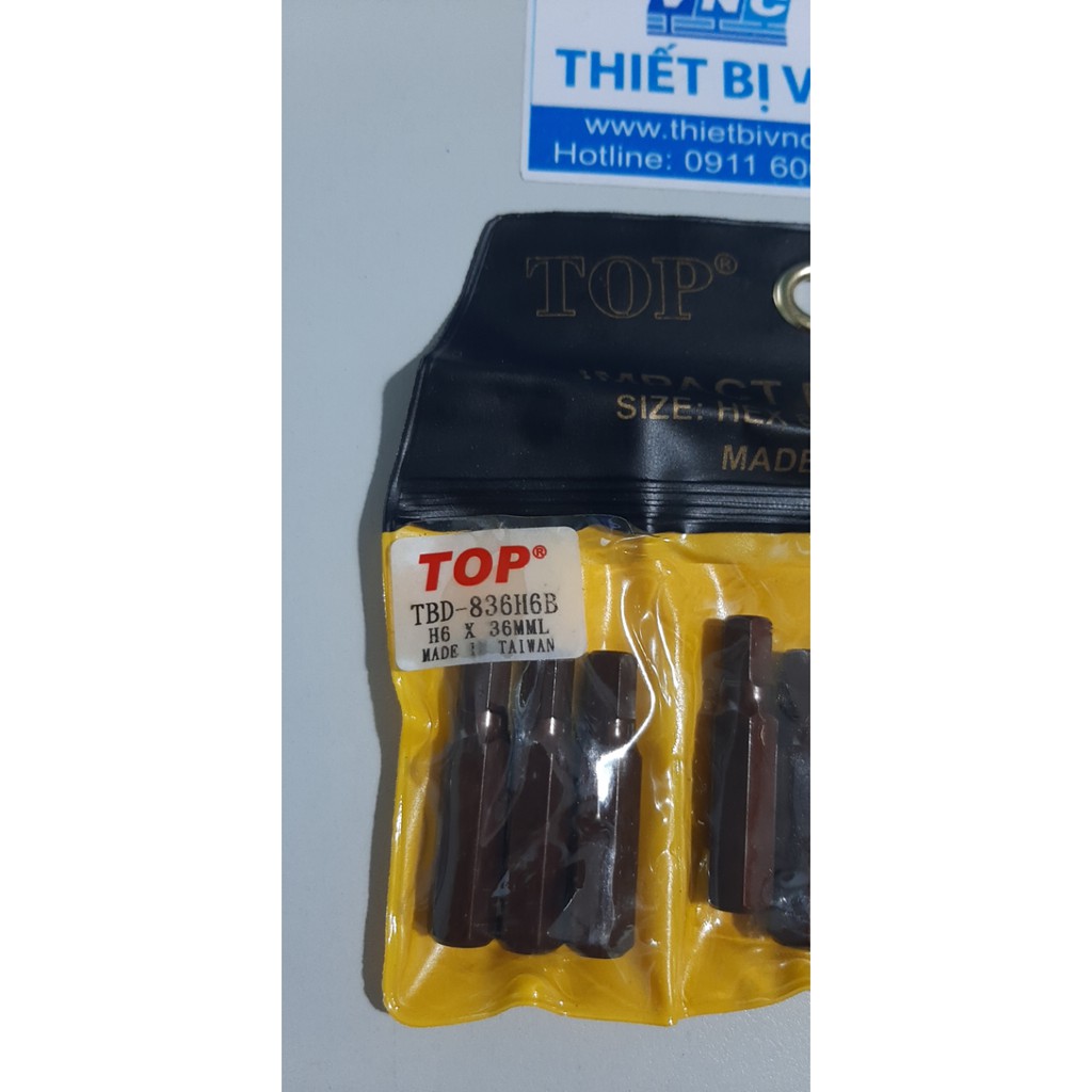 Mũi vít đóng đầu lục giác Top H4, H5, H6, H8