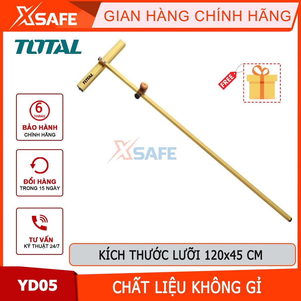 Dao cắt kính chữ TOTAL TGCT11201 kích thước lưỡi dao 120cm X 45cm, chất liệu lưỡi dao YD05, dao bánh răng nilon[XSAFE]