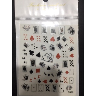 Sticker BÀI TÂY - CƠ RÔ CHUỒN BÍCH ĐEN