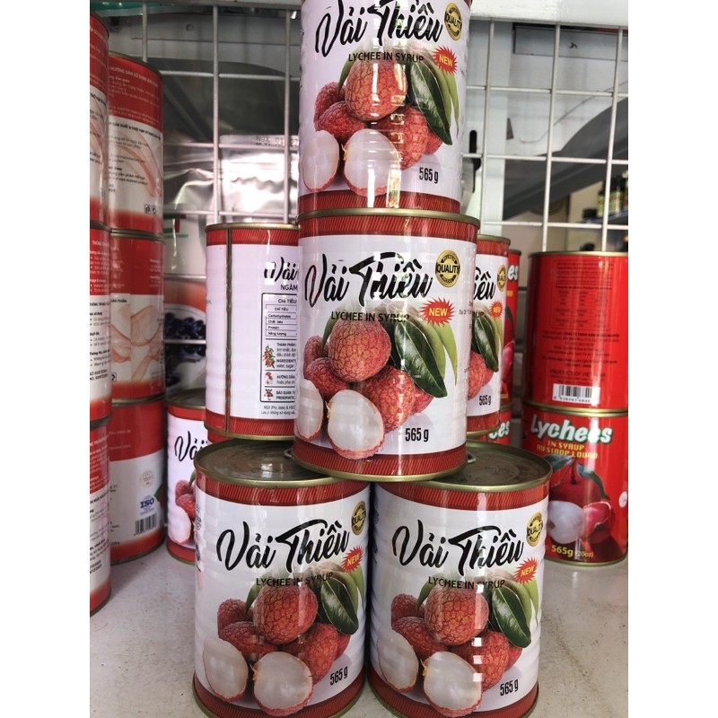 [Mã 156FMCGSALE hoàn 8% đơn 500K] Vải thiều ngâm nước đường hộp sơn trắng | BigBuy360 - bigbuy360.vn