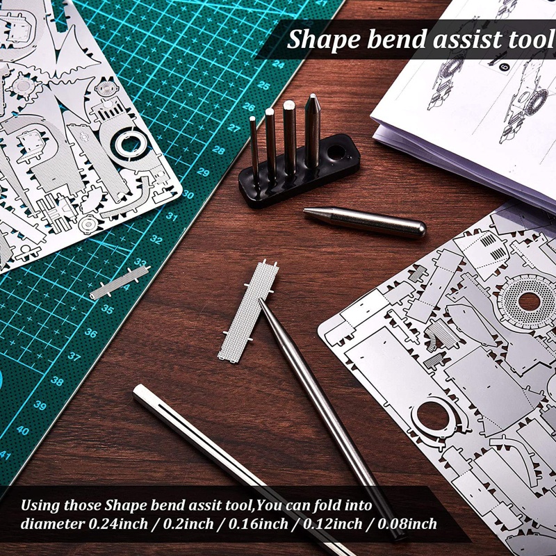 Bộ Dụng Cụ Hỗ Trợ Bẻ Cong Mô Hình 3D Bằng Kim Loại DIY