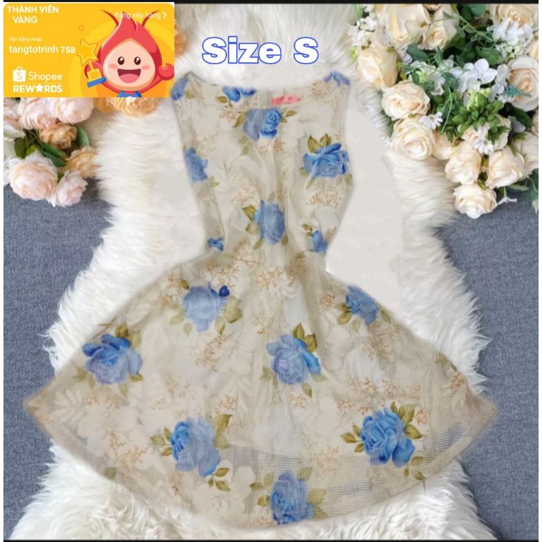 Đầm hoa lưới yiting
