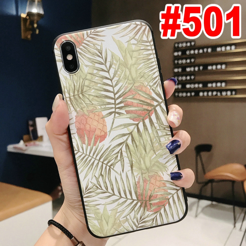 Ốp điện thoại nhựa mềm in hình hoa lá/quả dứa thanh lịch cho Samsung Galaxy A51 A71 S20 Ultra A50 M20 A7 S10 S10e S10+ S8 S9 Plus | BigBuy360 - bigbuy360.vn