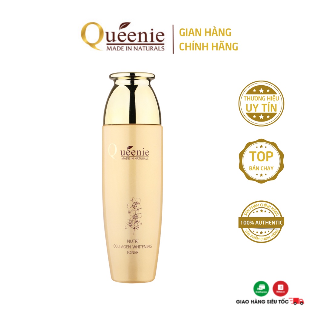 Nước Hoa Hồng Bổ Sung Collagen Queenie Toner Chống Lão Hóa Cân Bằng Độ PH Hàn Quốc Chính Hãng 150ml