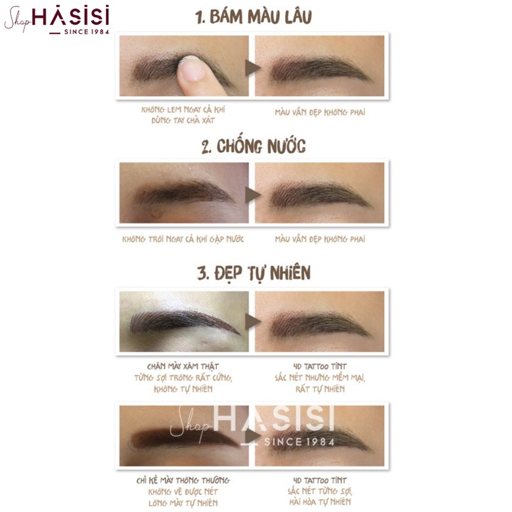 Chì Phẩy Chân Mày CATHY DOLL - Realbrow 4D Tint 2g