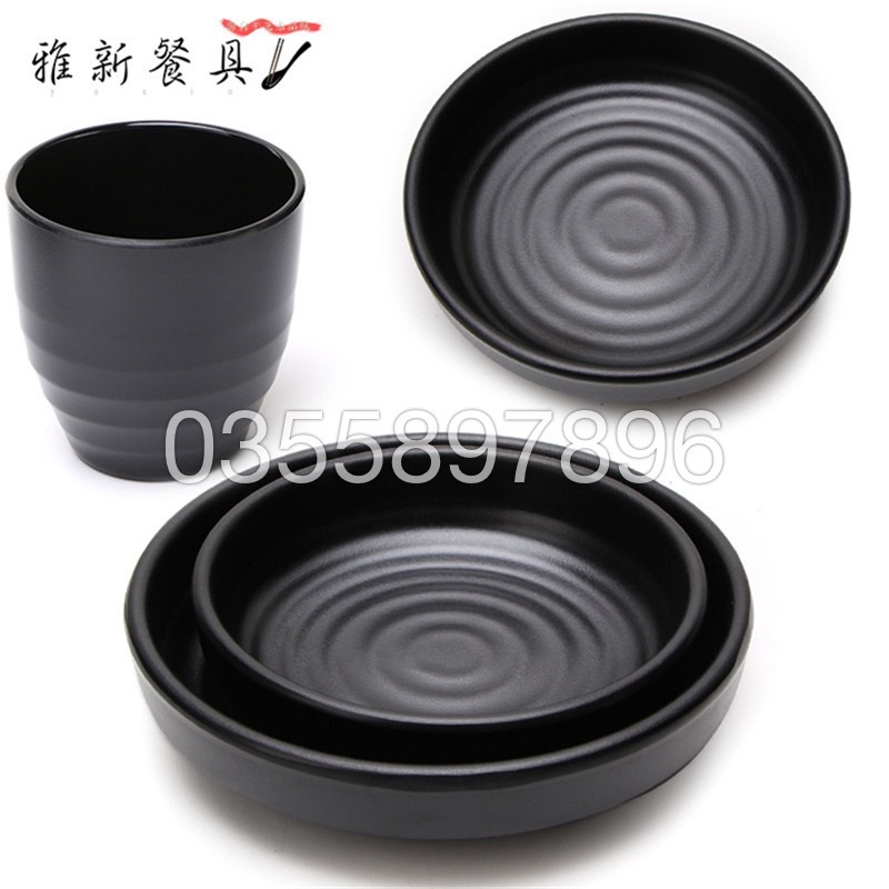 Đĩa sâu lòng kiểu Nhật 100% Melamine