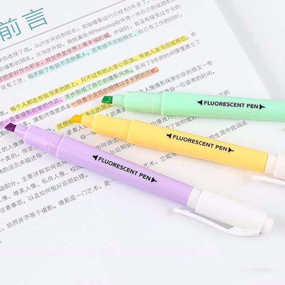 Set 6 Bút Dạ Quang Dùng Vẽ Tranh Màu Sắc Ngọt Ngào
