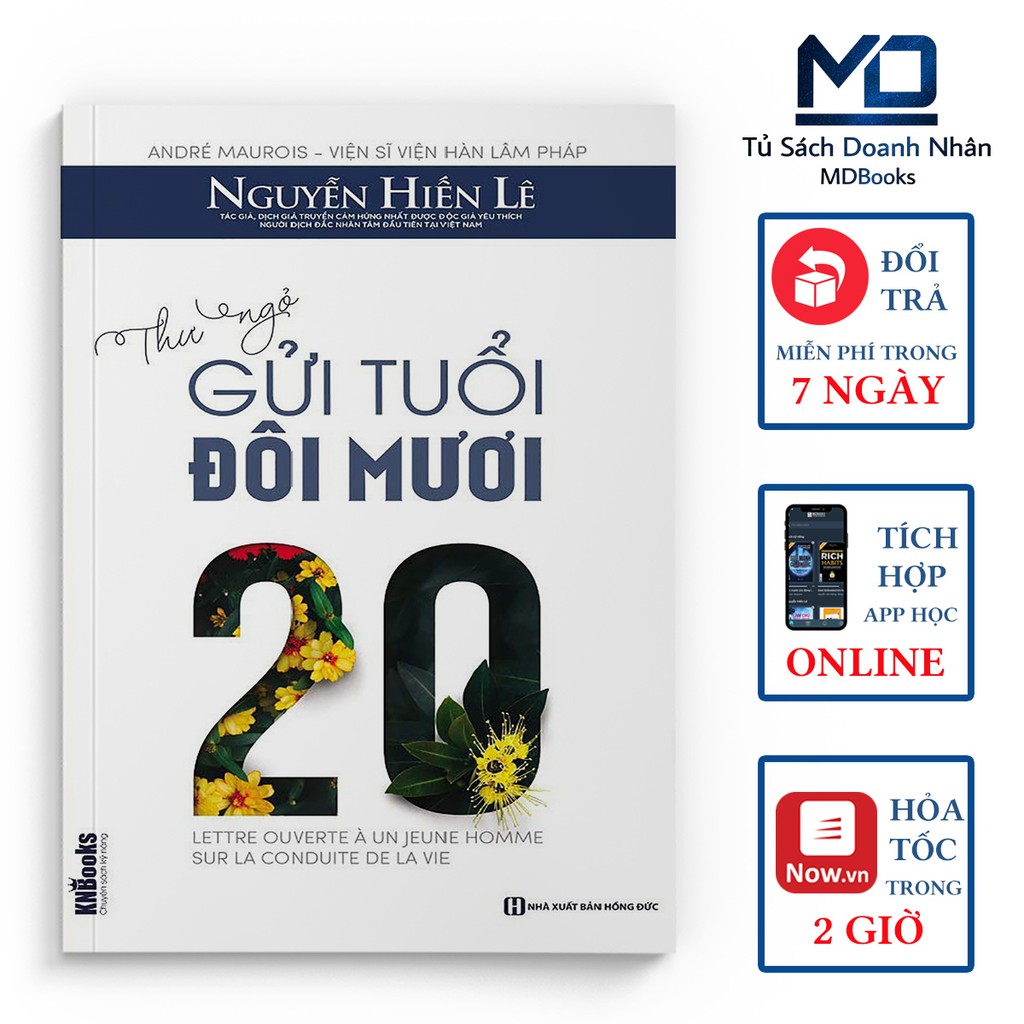 Sách - Thư Ngỏ Gửi Tuổi Đôi Mươi - Bức Thư Tập Vào Đời – Kỹ Năng Phát Triển Bản Thân - Đọc Kèm App Online