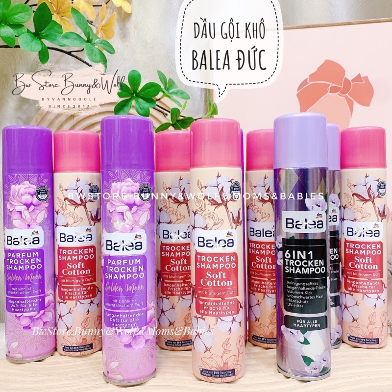 Dầu Gội Khô Balea Nội Địa Đức 200ml dành cho mọi loại tóc
